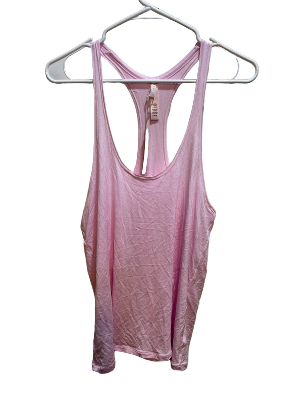 🦢SKIMS Light Pink Racerback Tank Top size S New